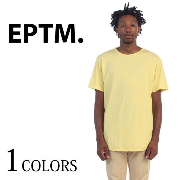 EPTM エピトミ COTTON TEE LEMON 半袖 Tシャツ ストリート系 ロング丈 大きい...