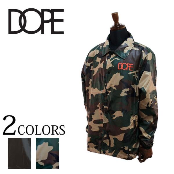 DOPE ドープ WORLDWIDE COACHES JACKET コーチジャケット ナイロンジャケ...