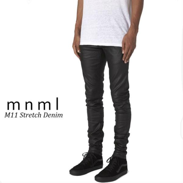 mnml ミニマル ストレッチ デニムパンツ ジーンズ STRETCH ZIPPER JEANS M...