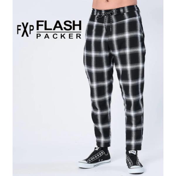 FLASH PACKER フラッシュパッカー XNP-UK2 オンブレチェック イージーパンツ メン...