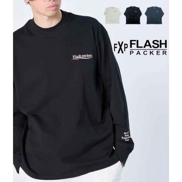 FLASH PACKER フラッシュパッカー XSMLT-WV セミモックネック ロングスリーブTシ...