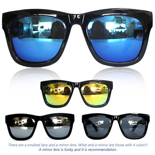 ウェイファーラー風 サングラス ミラーレンズサングラス ミラーサングラス メンズ レディース