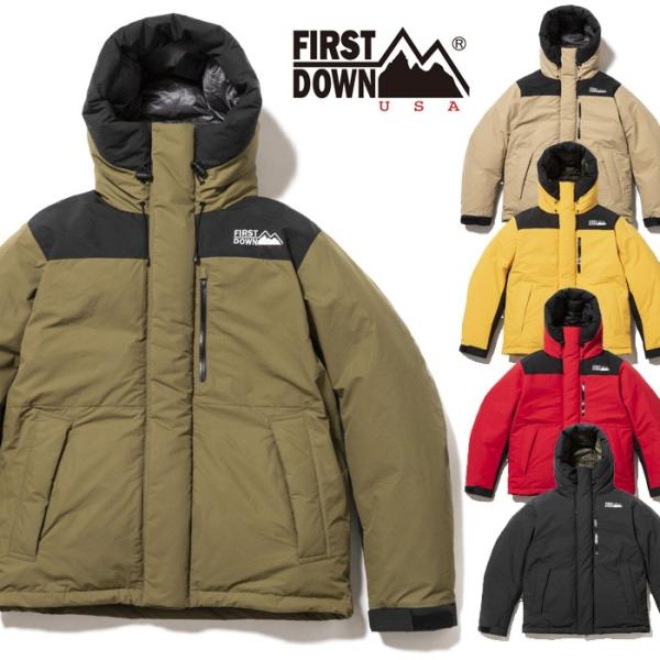 FIRST DOWN ファーストダウン 2トーンダウンパーカー アウトドア ストリート 秋冬 防寒 ...