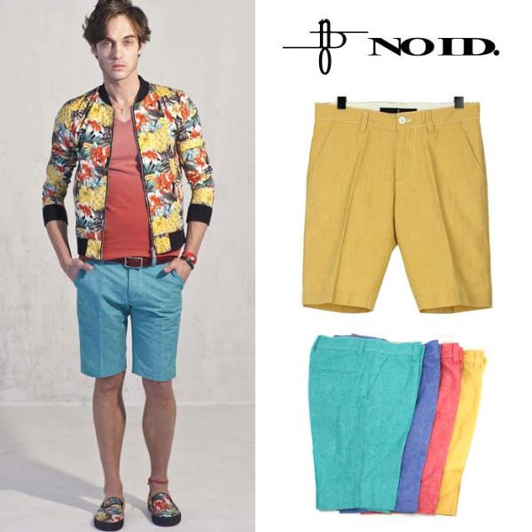 NO ID ノーアイディ CLルーズチノショートPT/ショートパンツ ハーフパンツ チノパン 綿麻