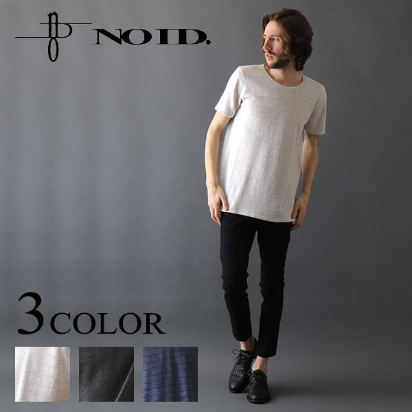 NO ID ノーアイディー イズミールコットンC/N-T　半袖 Tシャツ メンズ 無地 tee