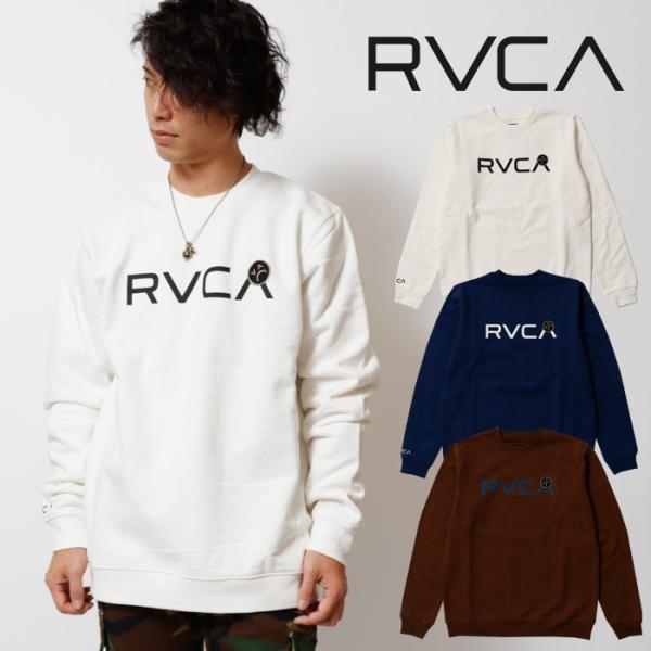 ルーカ RVCA メンズ SAD RVCA CREW トレーナー スウェット ロゴトレーナー