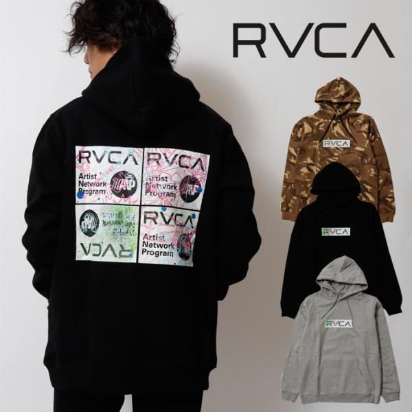 ルーカ RVCA SERIGRAPH HOODIE ロゴ プルパーカー メンズ レディース サーフ ...