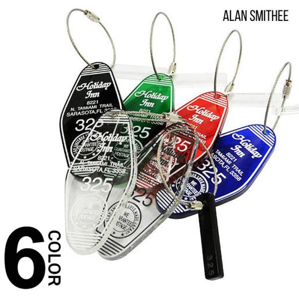 ALAN SMITHEE アランスミシー ホテルモチーフ アクリルキーホルダー キーチェーン アクセ...