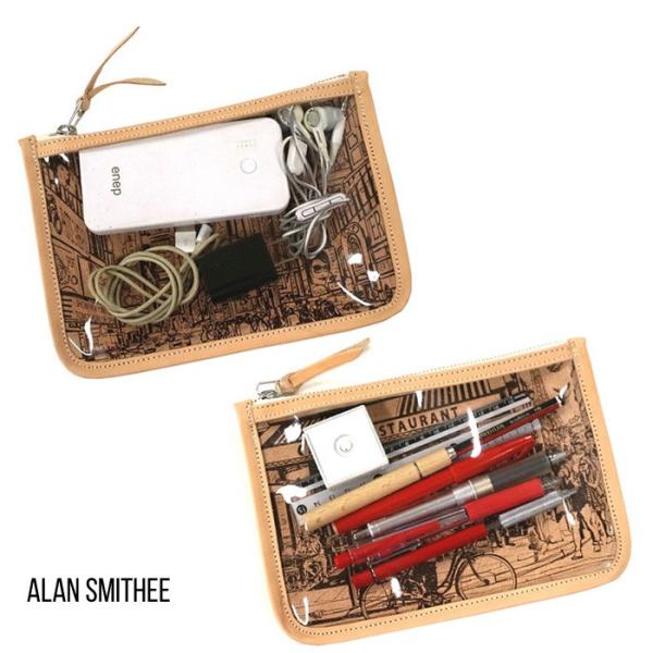 ALAN SMITHEE｜LEATHER MULTI POUCH レザーポーチ ペンケース 小銭入れ...