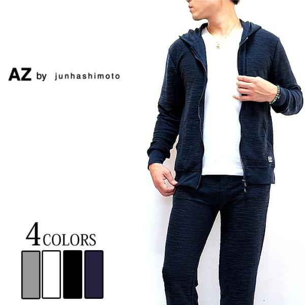 AZ by junhashimoto エーゼイ バイ ジュンハシモト スラブフードパーカー メンズ ...