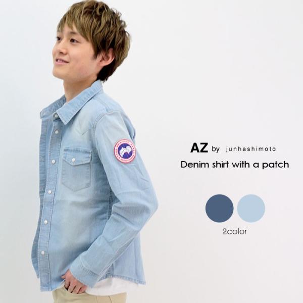 エーゼイ バイ ジュンハシモト デニムシャツ メンズ シャツ ウエスタンシャツ カジュアルシャツ 長...