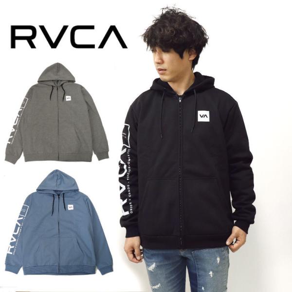 RVCA/ルーカ メンズ パーカー BALANCE ARC ZIP HOOD ジップパーカー レディ...