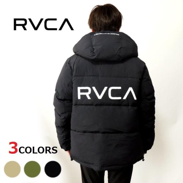 RVCA ルーカ ジャケット メンズ アウター 中綿 ブルゾン ナイロン 防寒 秋冬 暖かい カジュ...