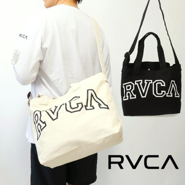 RVCA ルーカ 2WAYトートバッグ ショルダーバッグ カジュアル 通勤 通学 旅行 プレゼント ...