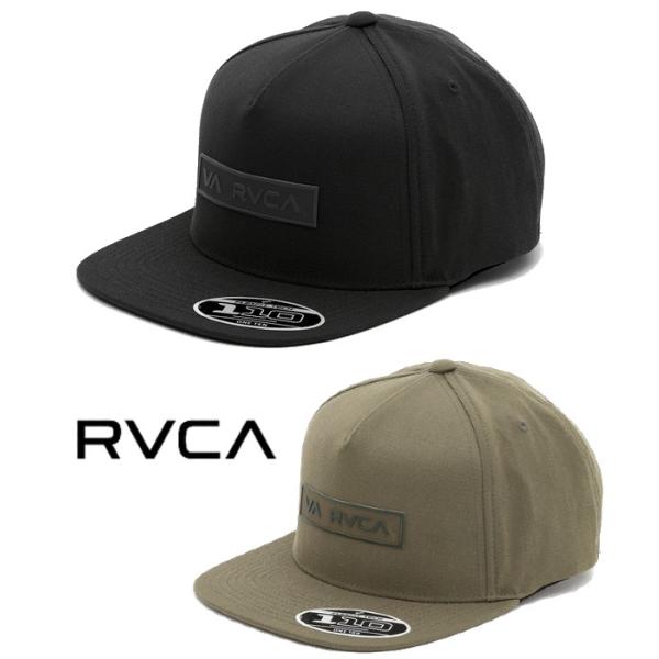 RVCA ルーカ ロゴストレートキャップ 帽子 スナップバック フリーサイズ カジュアル ストリート...