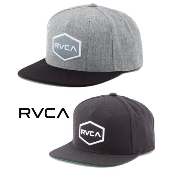 RVCA ルーカ ロゴストレートキャップ 帽子 スナップバック フリーサイズ カジュアル ストリート...