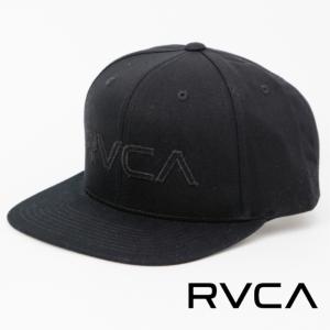 RVCA ルーカ BIG RVCA STITCHED SNAPBACK ストレートキャップ 帽子 CAP スナップバック ユニセックス フリーサイズ カジュアル スポーツ ストリート｜