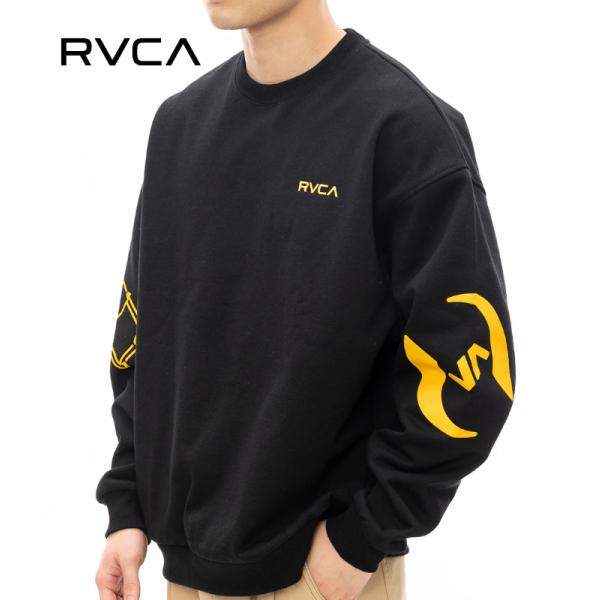 RVCA ルーカ STACKHOUSE CR トレーナー ユニセックス スウェット 長袖 カジュアル...