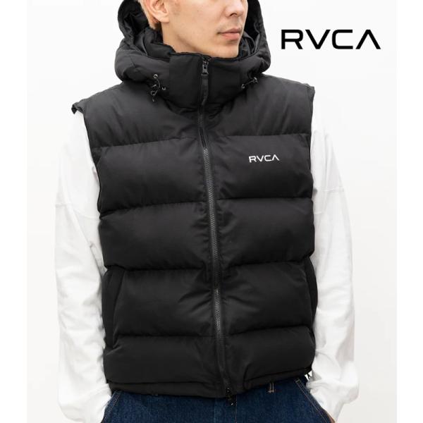 RVCA ルーカ 中綿ベスト メンズ アウター 秋冬 カジュアル スポーツ ストリート 男性 防寒 ...