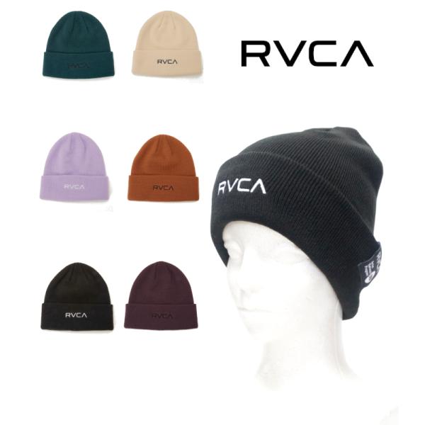 RVCA ルーカ ニット帽 ユニセックス カジュアル 秋冬 ビーニー フリーサイズ シンプル プレゼ...