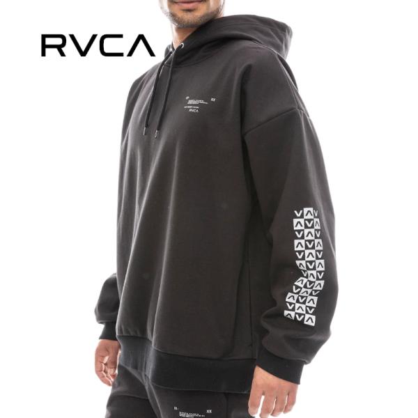 RVCA ルーカ REFLECTIVE BAS HD パーカー メンズ スウェット 男性 フーディ ...