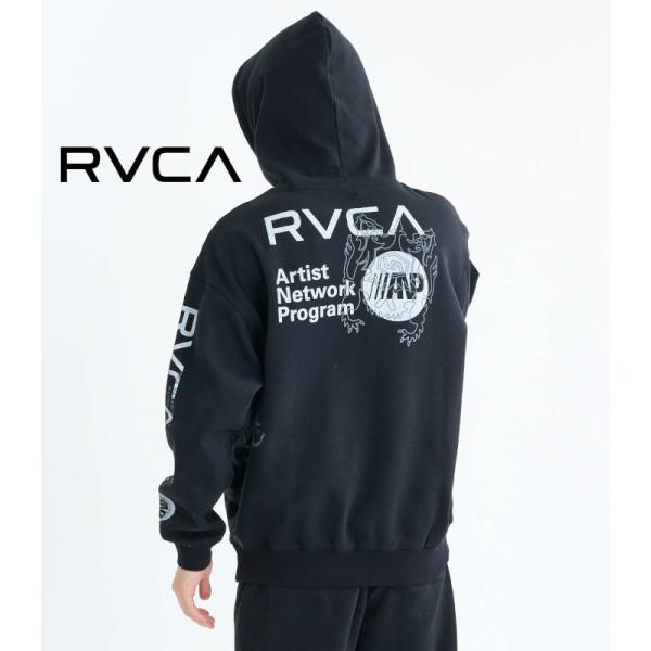 RVCA ルーカ OVER PRINT HD パーカー スウェット 男性 フーディ カジュアル スポ...