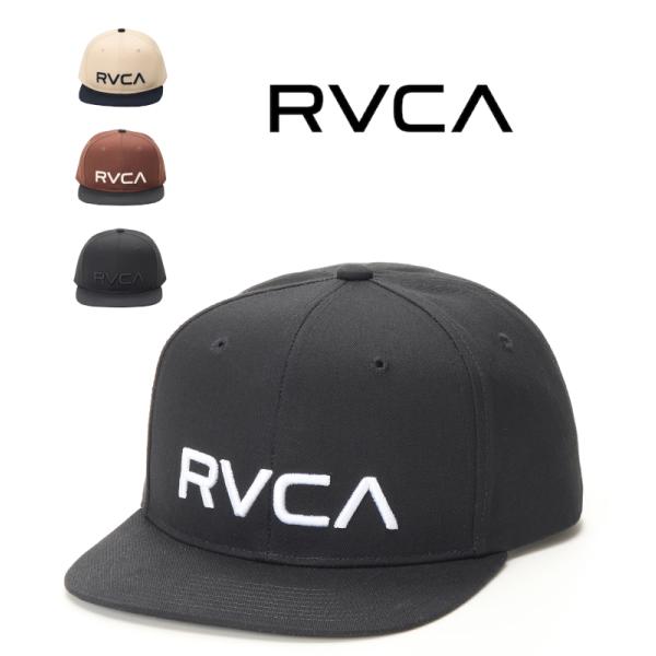 RVCA ルーカ RVCA TWILL SNAPBACK ストレートキャップ ユニセックス 帽子 カ...