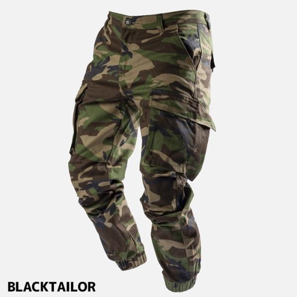 ブラックテイラー BLACKTAILOR カーゴパンツ C38 CARGO GREENCAMO グリ...