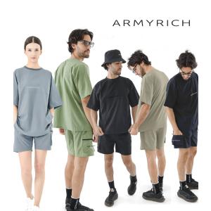 ARMYRICH GOLF アーミーリッチ ゴルフ 袖BIGプリントモックネック