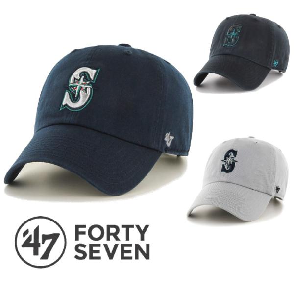 ’47 フォーティセブン マリナーズ キャップ Mariners クリーンナップ 帽子 CLEAN ...