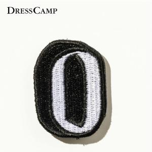 スマート 8月号掲載 DRESS CAMP ドレスキャンプ カスタム用ワッペンピース ナンバー0 おしゃれ マジックテープ 着脱可能｜upper-gate