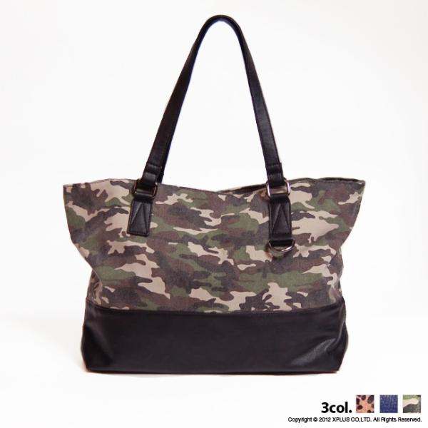 【Diavlo ディアブロ】バイカラー柄トートバッグ