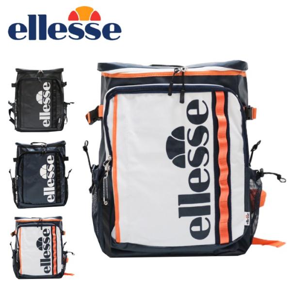 ellesse エレッセ 撥水バックパック リュック 防水 バックパック レディース 大容量 A4 ...