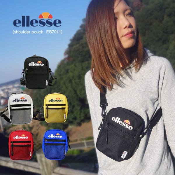 ellesse エレッセ ショルダーバッグ ボディバッグ ショルダーポーチ サコッシュ 斜め掛け ミ...