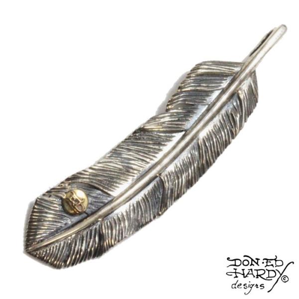EdHardy エドハーディー フェザーネックレス ペンダントトップ EDFE-004 ユニセックス...