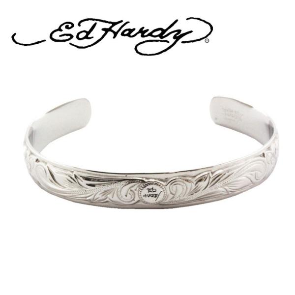 Ed Hardy エドハーディー EDHARDY ステンレス ハワイアンジュエリー バングル ブレス...