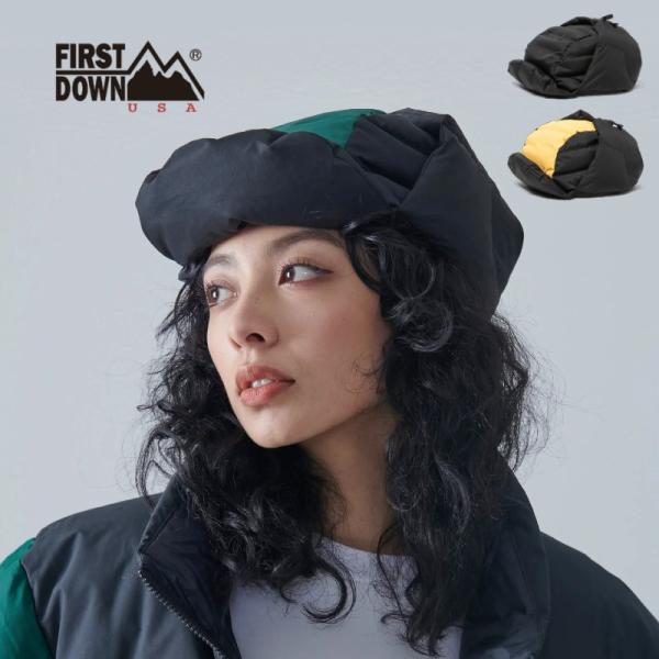 FIRST DOWN ファーストダウン バブルダウンキャップ BUBBLE DOWN CAP 帽子 ...