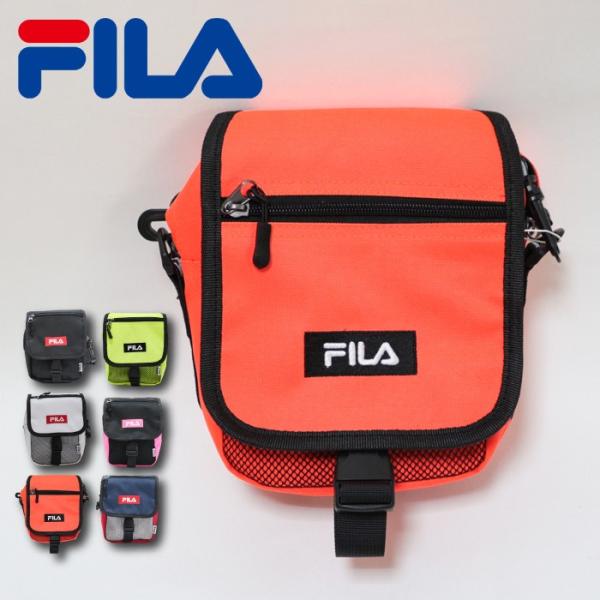 FILA フィラ ロゴテープフラップミニショルダー 小さめ メンズ レディース バックインバック シ...