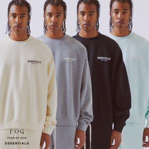 Fear of God FOG Essentials CREW SWEAT フィアオブゴッド フォグ エッセンシャルズ クルーネックスウェット トレーナー メンズ レディース ブランド｜upper-gate