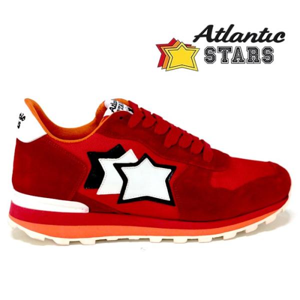 アトランティックスターズ AtlanticSTARS スニーカー ビブラム レッド 赤 シューズ イ...