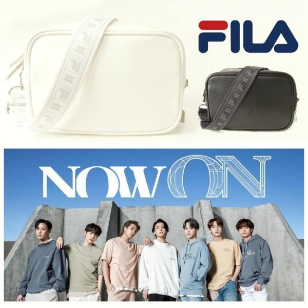 FILAxBTS コラボ BTS NOW ON CROSS BAG クロスバッグ ショルダーバッグ ...