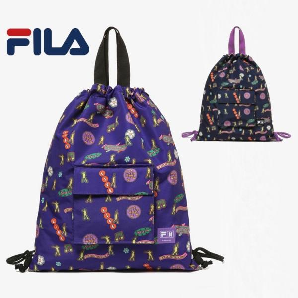 FILA フィラ ストリングバッグ ナップサック リュック 通勤 通学 旅行 バッグ かばん おしゃ...