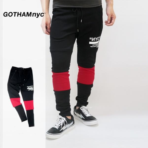 GOTHAM NYC ゴッサムニューヨーク エヌワイシー トｒタックパンツ ジャージ SKINNY ...