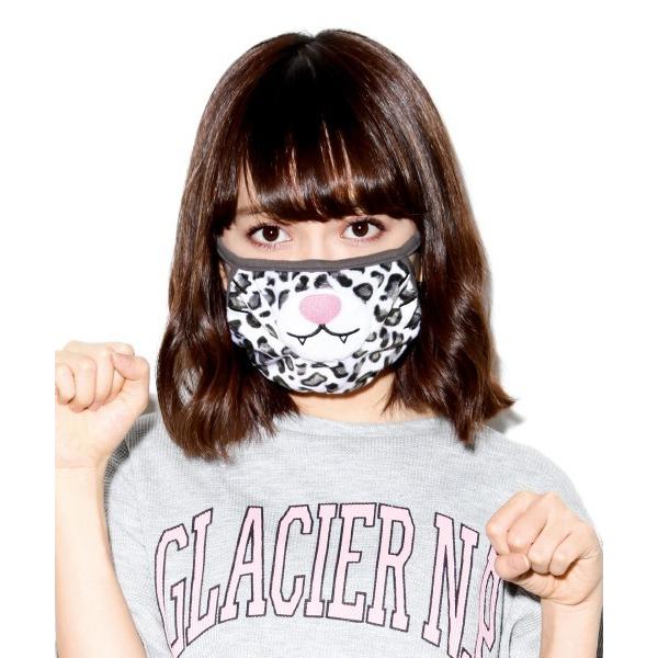 gonoturn ゴノタン ごのたん アニマルマスク ヒョウ〜GRAY Ver〜 マスク 花粉症 風...