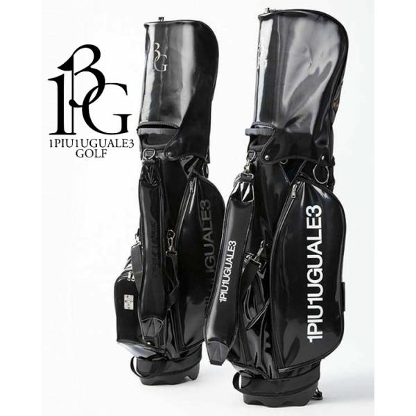 1PIU1UGUALE3 GOLF スタンドキャディバッグ ゴルフ キャディーバッグ スポーツ ドラ...