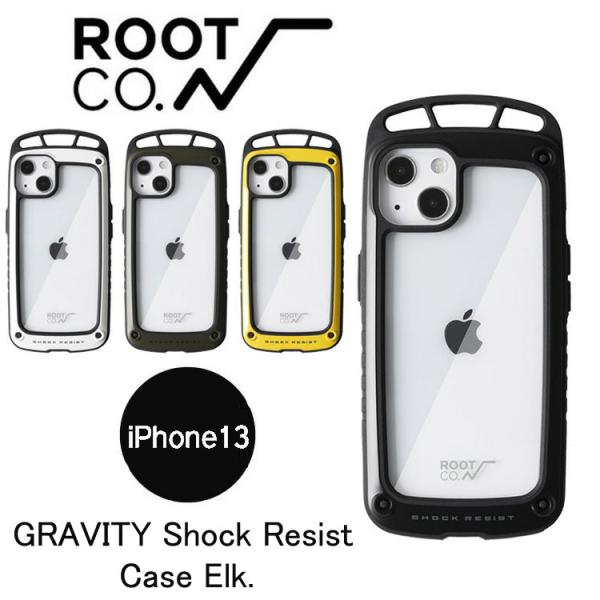 ROOT CO. iPhone13専用 アイフォン13 ケース カバー GRAVITY Shock ...