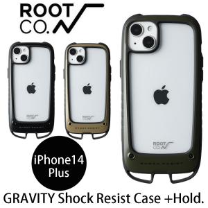 ROOT CO ルートコー 【iPhone14Plus専用】GRAVITY Shock Resist Case +Hold. アイフォンケース スマホケース スマホカバー キャンプ BBQ アウトドア 登山｜upper-gate