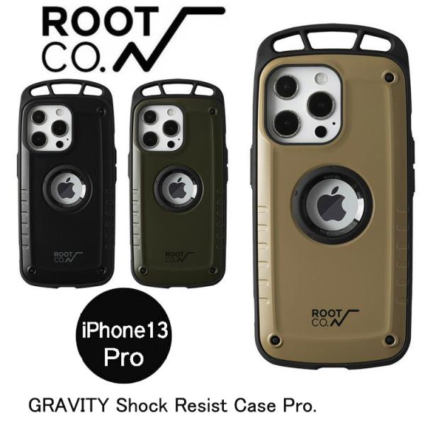 ROOT CO.【iPhone13Pro専用】GRAVITY Shock Resist Case P...