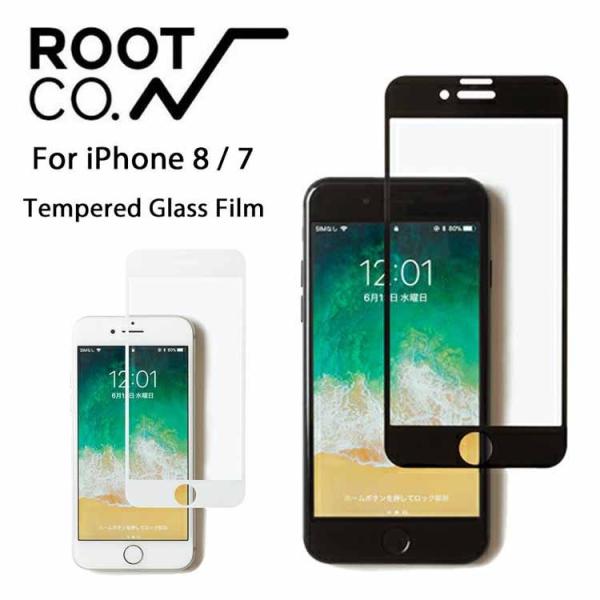 ROOT CO.ルート【iPhone 8/7専用】GRAVITY Tempered Glass Fi...