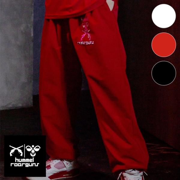 roarguns×hummel ロアー ロアーガンズ ヒュンメル ストレッチナイロンパンツ ジャージ...